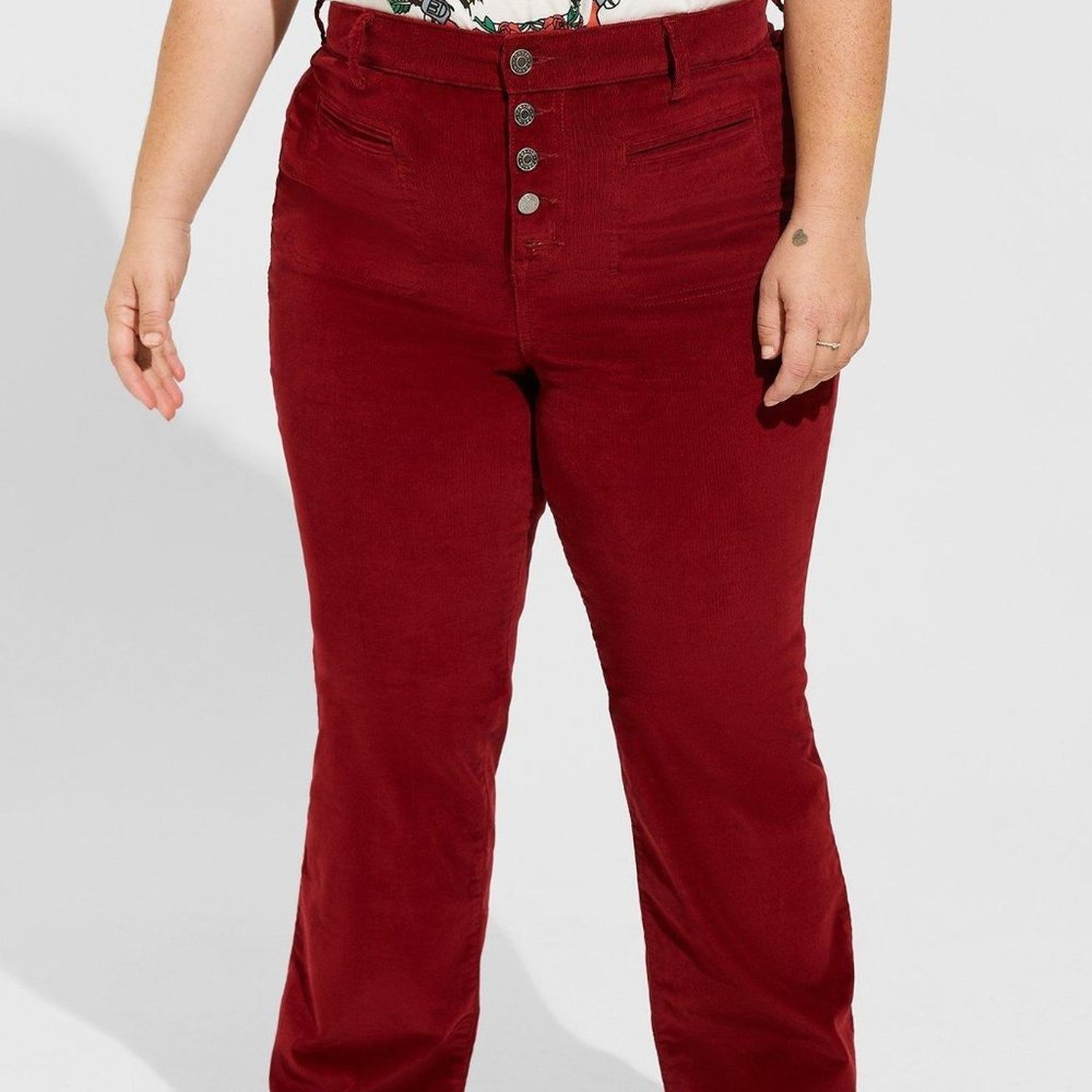 Torrid Slim Boot Corduroy High-Rise Jean NWT (size 16 tall)